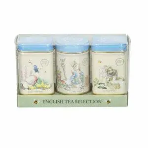 A charming English tea selection in Beatrix Potter's