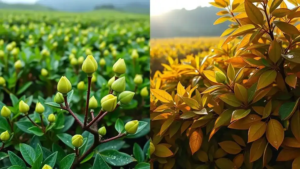 climate affects tea yields
