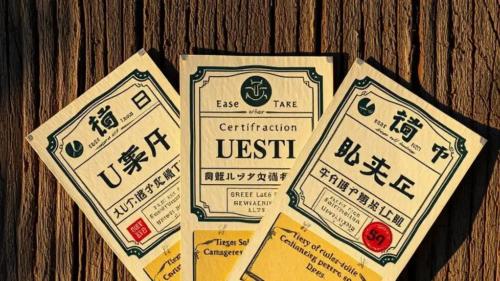 tea label symbol meanings