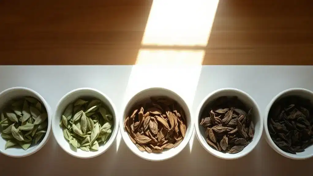 oxidation levels in tea