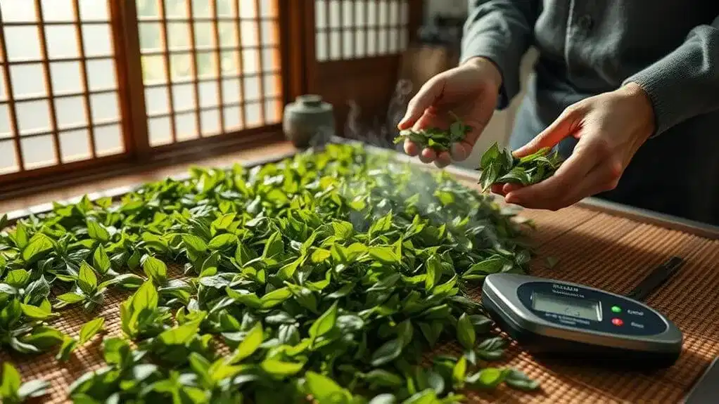 sencha drying techniques explained