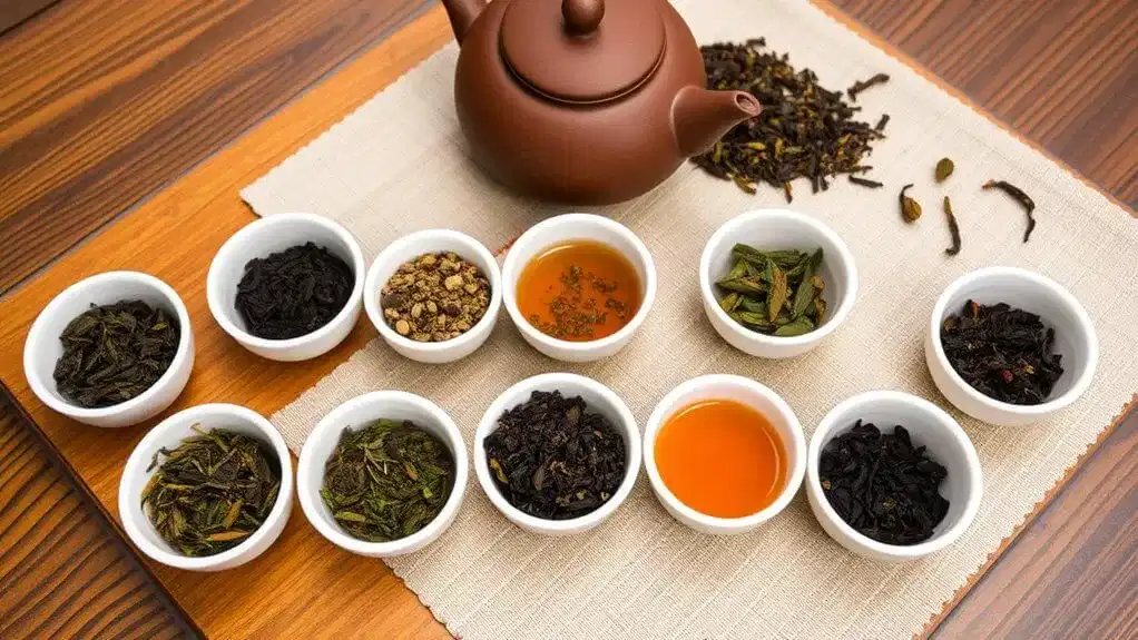 tea varieties and origins