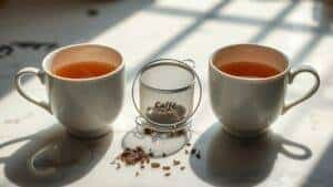 caf tea flavor differences