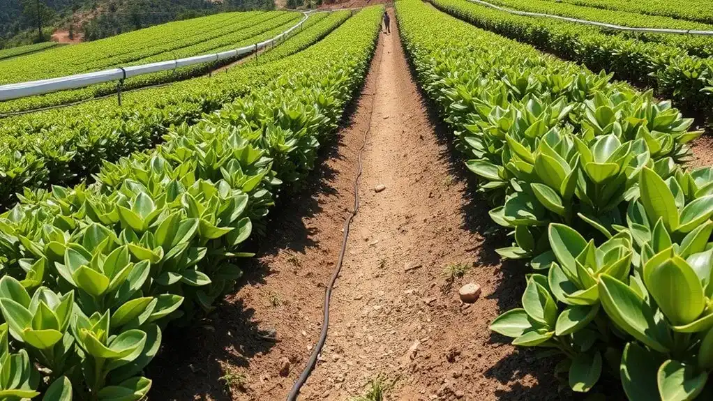 drought resistant tea gardening techniques