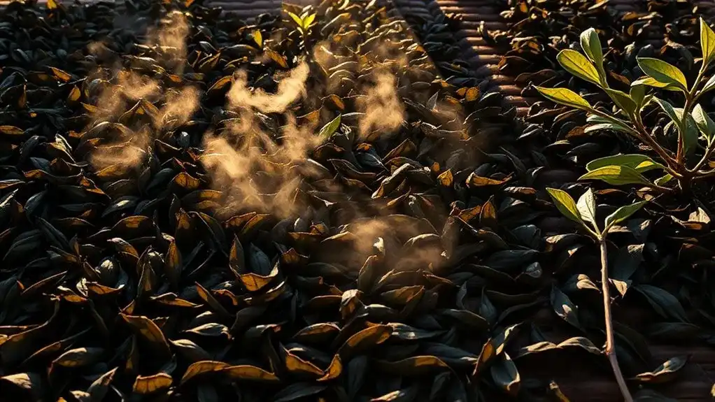 tea leaf drying techniques