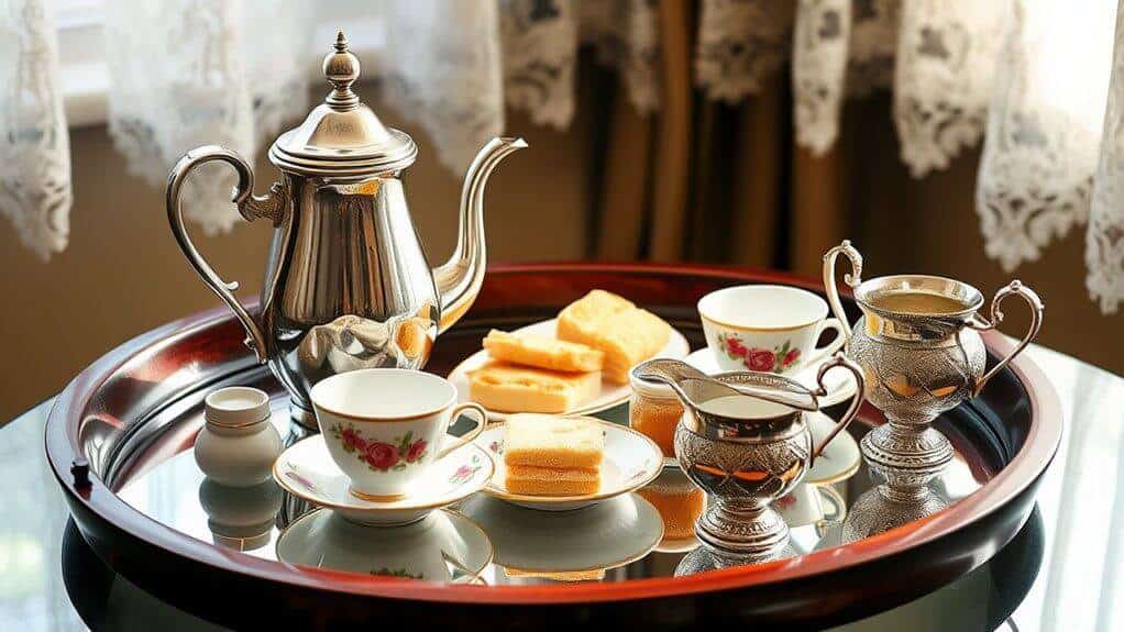 traditional tea tray essentials