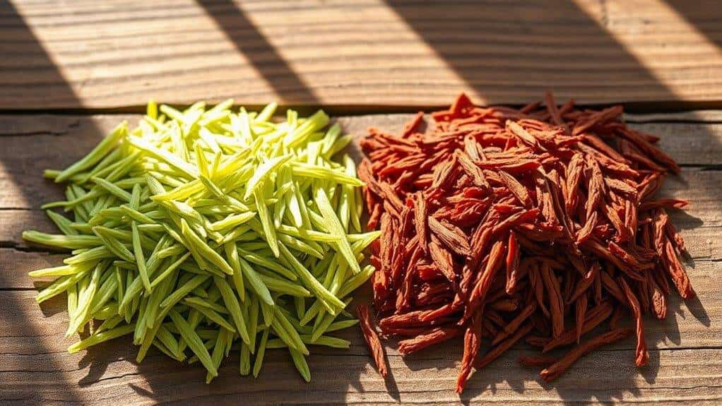 unoxidized green rooibos tea